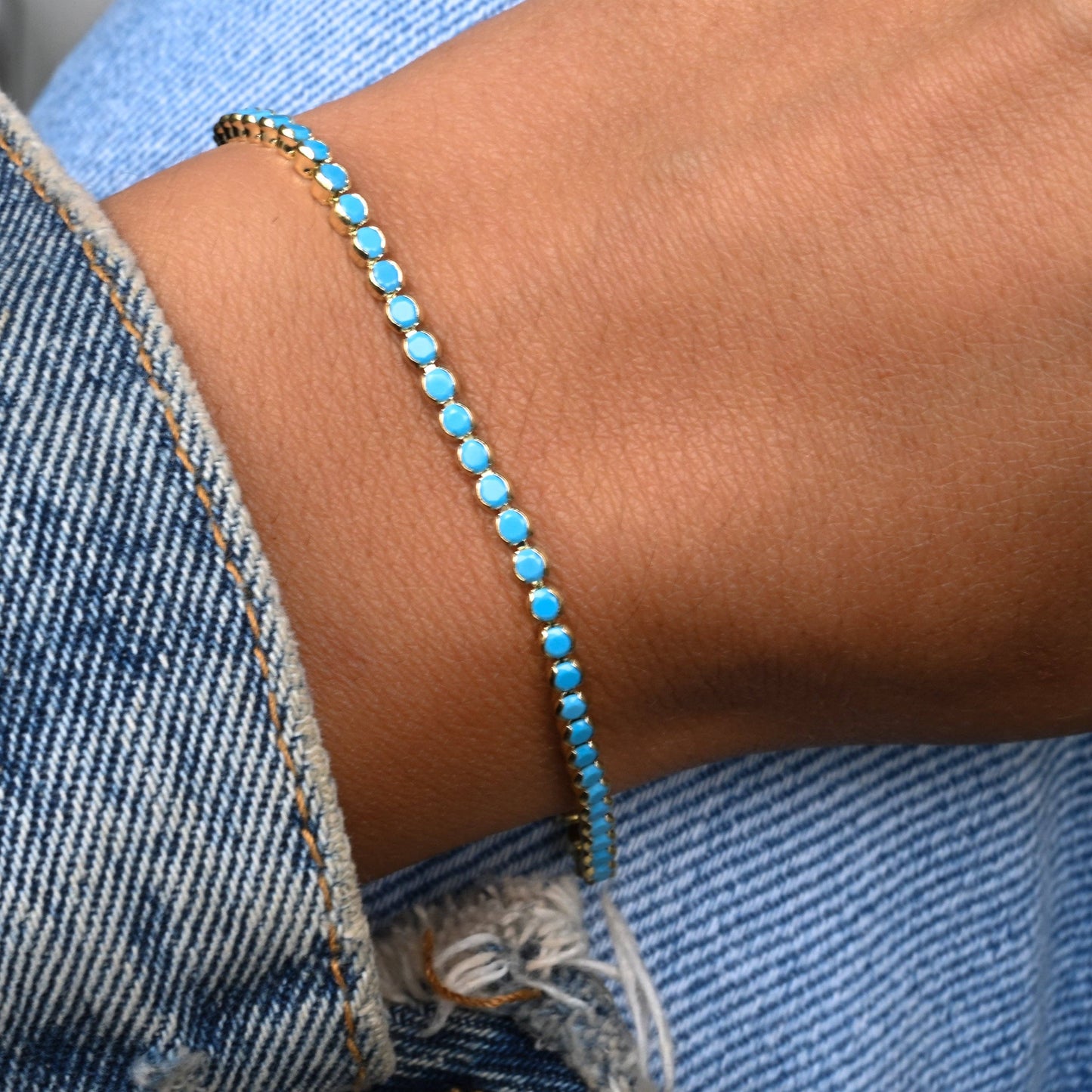 Turquoise Tennis Bracelet