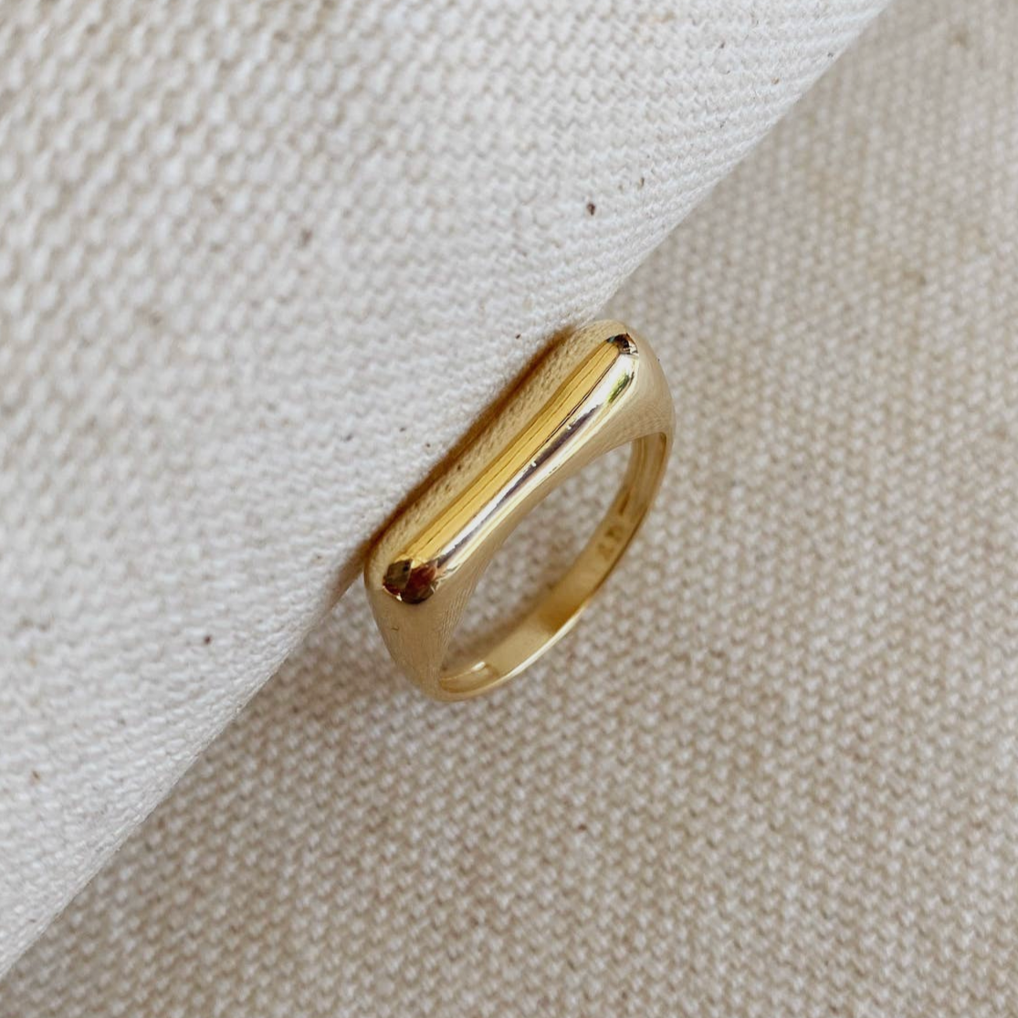 Flat Stackable Ring
