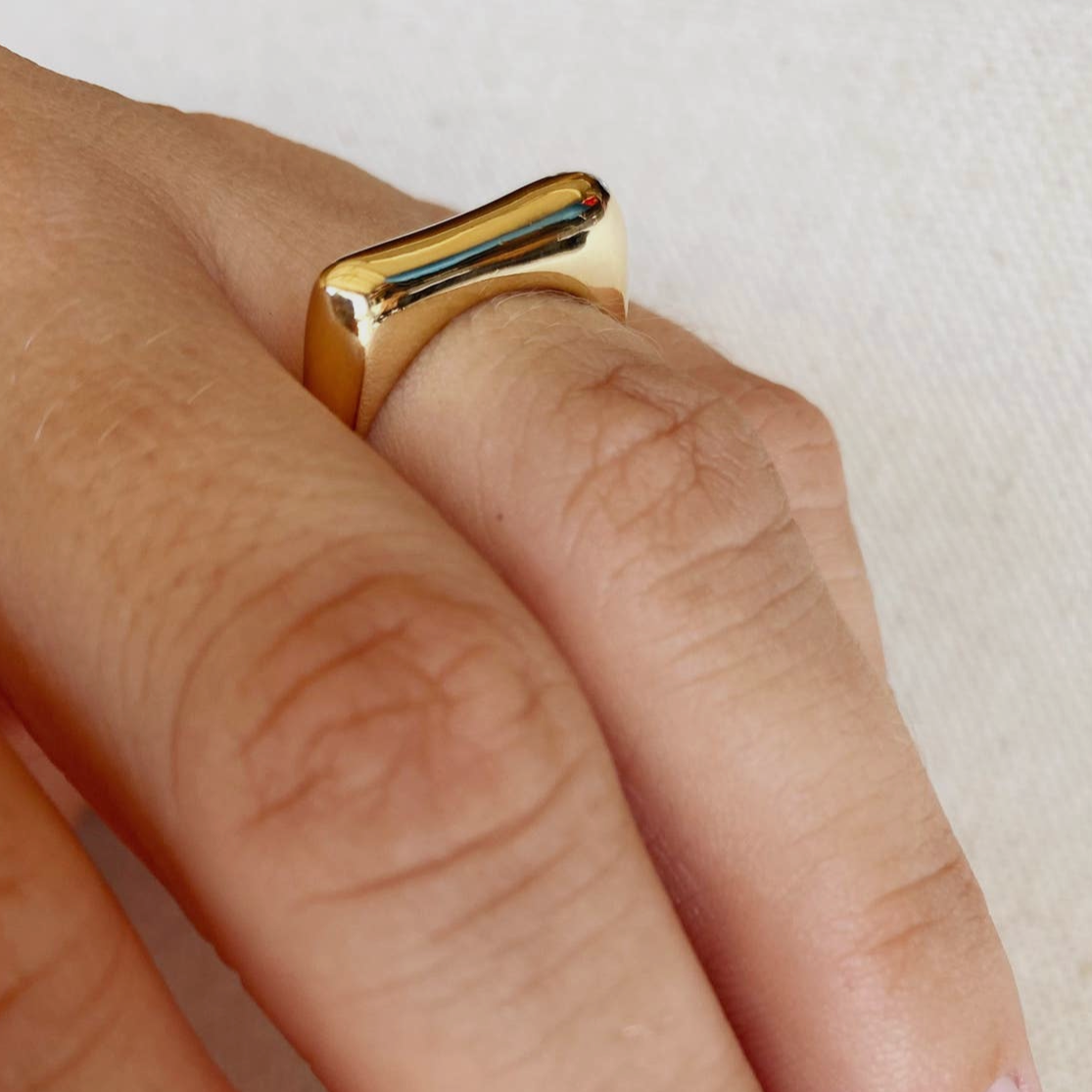 Flat Stackable Ring