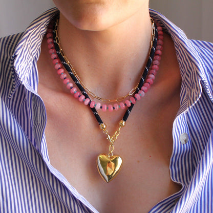 Winnie Cord Necklace, Handmade Fall Style