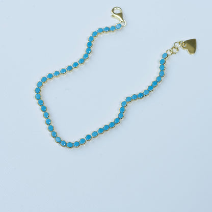 Turquoise Tennis Bracelet