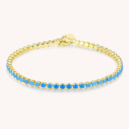 Turquoise Tennis Bracelet