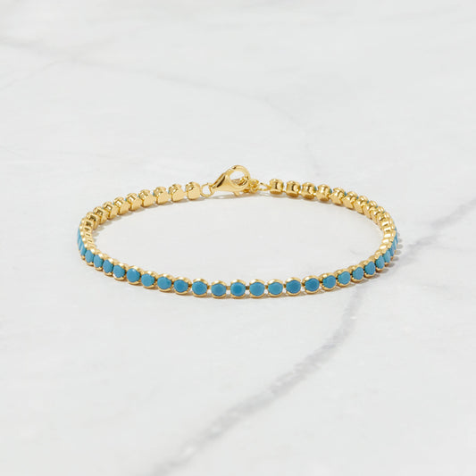Turquoise Tennis Bracelet
