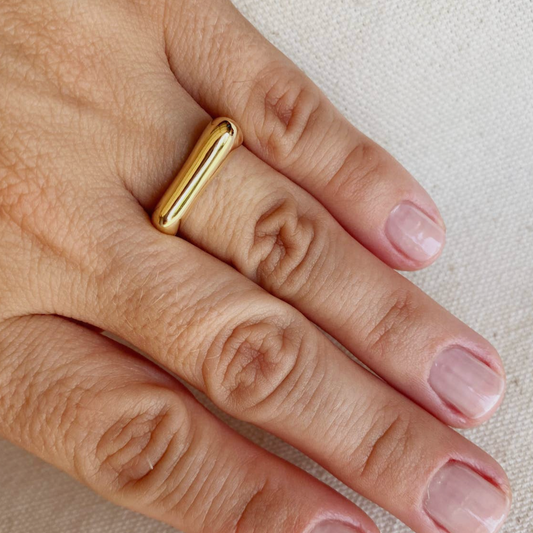 Flat Stackable Ring